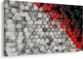 Obraz - 3D hexagóny (90x60 cm)
