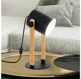 Eglo 43519 - Stolná lampa HORNWOOD 1xE27/28W/230V - FSC certifikované EG43519