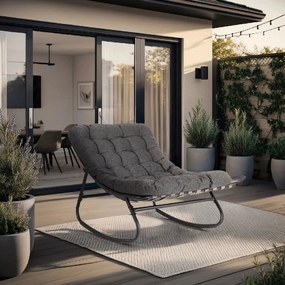 PROXIMA.store - Relaxačné hojdacie kreslo AURORA FARBA: béžová