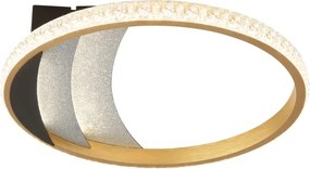 Globo 48493-12 - LED stropné svietidlo CONSTANCE LED/12W/230V, priemer 29,5 cm, zlaté