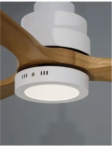 Stropný ventilátor Nature 132 biele s diaľkovým ovládaním