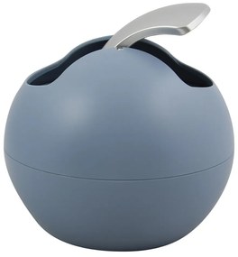 Svetlomodrý plastový odpadkový kôš 1 l Bowl Matt – Spirella