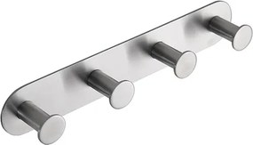 Bemeta Design EASY: Vešiak, so 4 háčikmi, mat - 163106395