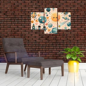 Obraz - Kúsky z vesmíru (90x60 cm)