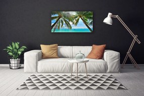 Obraz Canvas Palma strom more krajina 120x60 cm