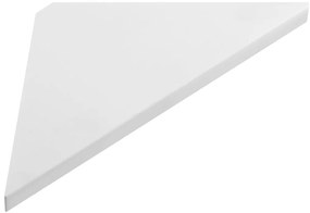 Sapho Sapho, ABELINE rohová polica Rockstone 250x250mm, biela matná, AE250-0101