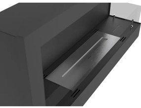 InFire - Rohový BIO krb 45x90 cm 3kW čierna