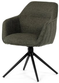 Autronic BONTEC Jedálenská stolička, krémová, látka, HC-536 CRM2 Farba: Zelená