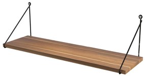 Polica v dekore orecha v prírodnej farbe 72 cm Armoni – Kalune Design