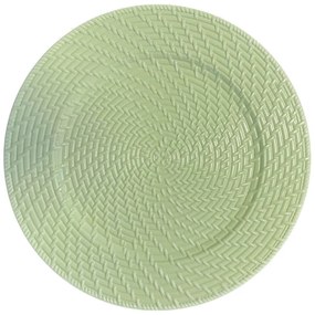 Zelený pastelový klubový tanier 33cm