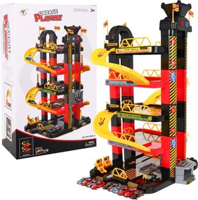 Ramiz 5-úrovňové detské parkovisko 3+ Pohyblivý výťah + 10 autíčok + svetlá