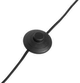 Retro stojaca lampa žltá s bronzom - Milou