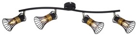 Globo 54814-4 - Bodové svietidlo PURRA 4xE14/40W/230V