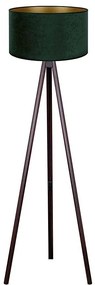 Brilagi - Stojacia lampa VELVET 1xE27/60W/230V wenge/zelená AS0462+DU82474