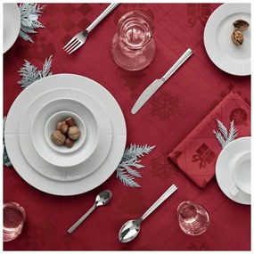 Damaškový obrus s vianočným motívom 150x220 cm Natale – Rosendahl