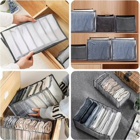 Arte Regal 2. akosť - Organizér do šatne, 9 priehradiek, inšpirované Máriou Kondo 29x44x22