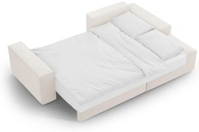 Béžová rozkladacia rohová pohovka (pravý roh) Jodie – Micadoni Home