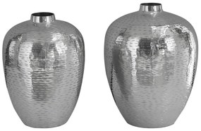 Váza Oriental 2ks 27cm a 31cm strieborné