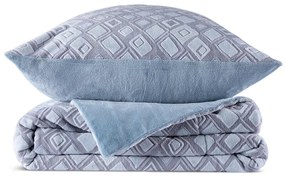 Prešívaná mikroplyšová súprava VELORA 2 ks