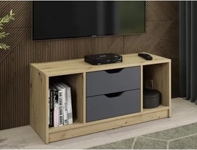 TV stolík Sten 100 cm, dub artisan/grafit%