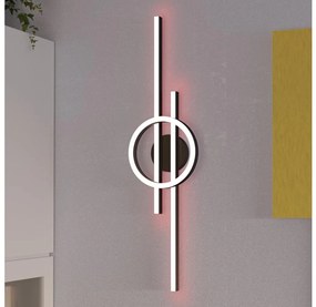 Eglo 900953-LED RGBW Stmievateľné stropné svietidlo AMANDOLO 23,5W/230V čierna + DO EG900953