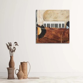 Gario Obraz na plátne Abstraktné klávesy klavíra Rozmery: 40 x 40 cm