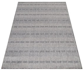 Ayyildiz, Kusový koberec Aruba 4903 grey – na von aj na doma, 80x250, šedá, chodba / predsieň