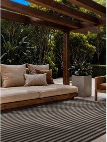 Čierny/krémovobiely vnútorný a vonkajší koberec 120x170 cm Haringey Linley – Ted Baker