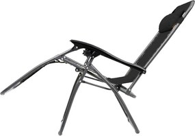 Relaxačné kreslo Avenberg SOFIA/ DALLAS - čierna