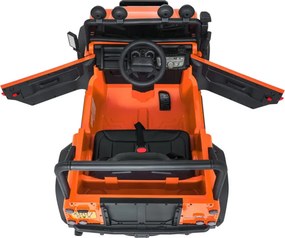 Elektrické autíčko Land Rover Defender 110 SVX oranžové