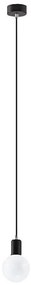 Luster na lanku EDISON 1xE27/60W/230V čierna
