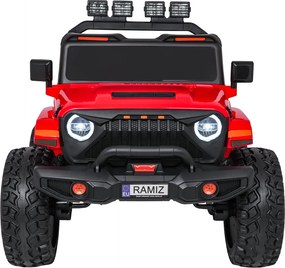 Ramiz Extrémne športové vozidlo 4x4 s premenlivou veľkosťou červené