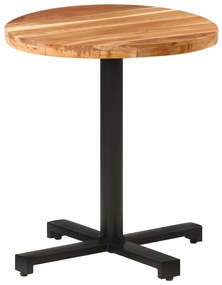 Bistro stôl okrúhly Ø70x75 cm akáciový masív
