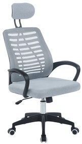 Kancelárske kreslo, sivá/čierna, EDRED