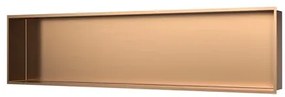 Vstavaná polička SAT Aurum ružovozlatá 121x28 cm SATAURN12128BRG