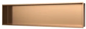 Vstavaná polička SAT Aurum ružovozlatá 121x28 cm SATAURN12128BRG