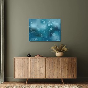 Sklenený obraz kvapôčok (70x50 cm)