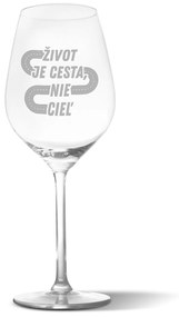 Sablio Pohár na víno Život je cesta, nie cieľ: 49 cl