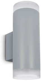 Brilagi - Vonkajšie nástenné svietidlo MATERA 2xGU10/30W/230V šedá IP54