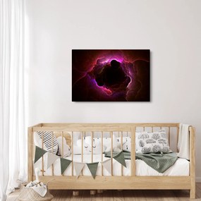 Obraz - abstrakcie mraku (90x60 cm)