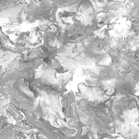 Papierové tapety na stenu IMPOL L79859, rozmer 10,05 m x 0,53 m, mramor strieborno-sivý, Ugépa