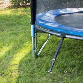 Sada kotiev do zeme, 4ks, 42,5x8,5cm, strieborná Monzana