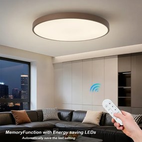 Brilagi-LED Stmievateľné svietidlo POOL SMART LED/128W/230V 100 cm Wi-Fi Tuya + diaľkový ovládač hnedá