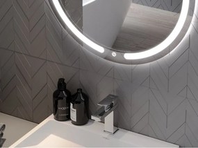 Mexen Rose podsvietené kúpeľňové zrkadlo, okrúhle 60 cm, LED 6000K, protizahmlievanie - 9810-060-060-611-00