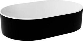 Besco Umývadlo na dosku z liateho mramoru Lova BW UM D 53x34 cm
