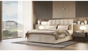 Hotelová posteľ DELTA - 120x200, béžová