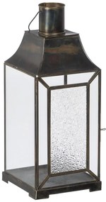 Kovový/sklenený lampáš (výška 44 cm) – Ixia