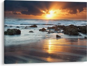 Obraz - More zaliate slnkom (70x50 cm)