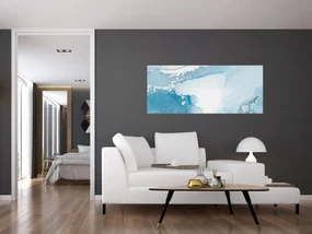 Obraz - Modrý dekor (120x50 cm)
