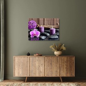 Sklenený obraz - Relaxácia (70x50 cm)